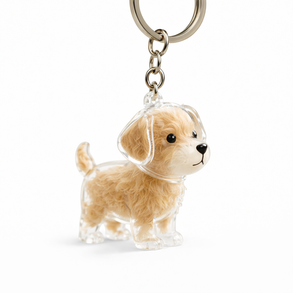 Ma Boule de Poils  Porte-clefs souvenir pour chiens & chats