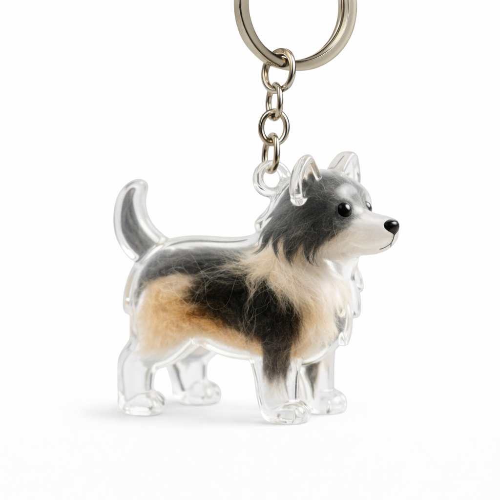 Ma Boule de Poils  Porte-clefs souvenir pour chiens & chats