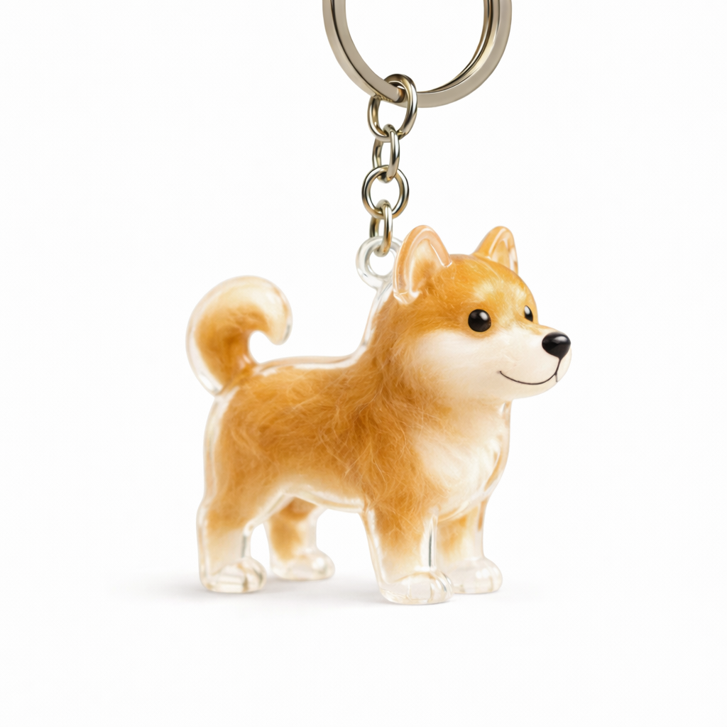 Ma Boule de Poils  Porte-clefs souvenir pour chiens & chats