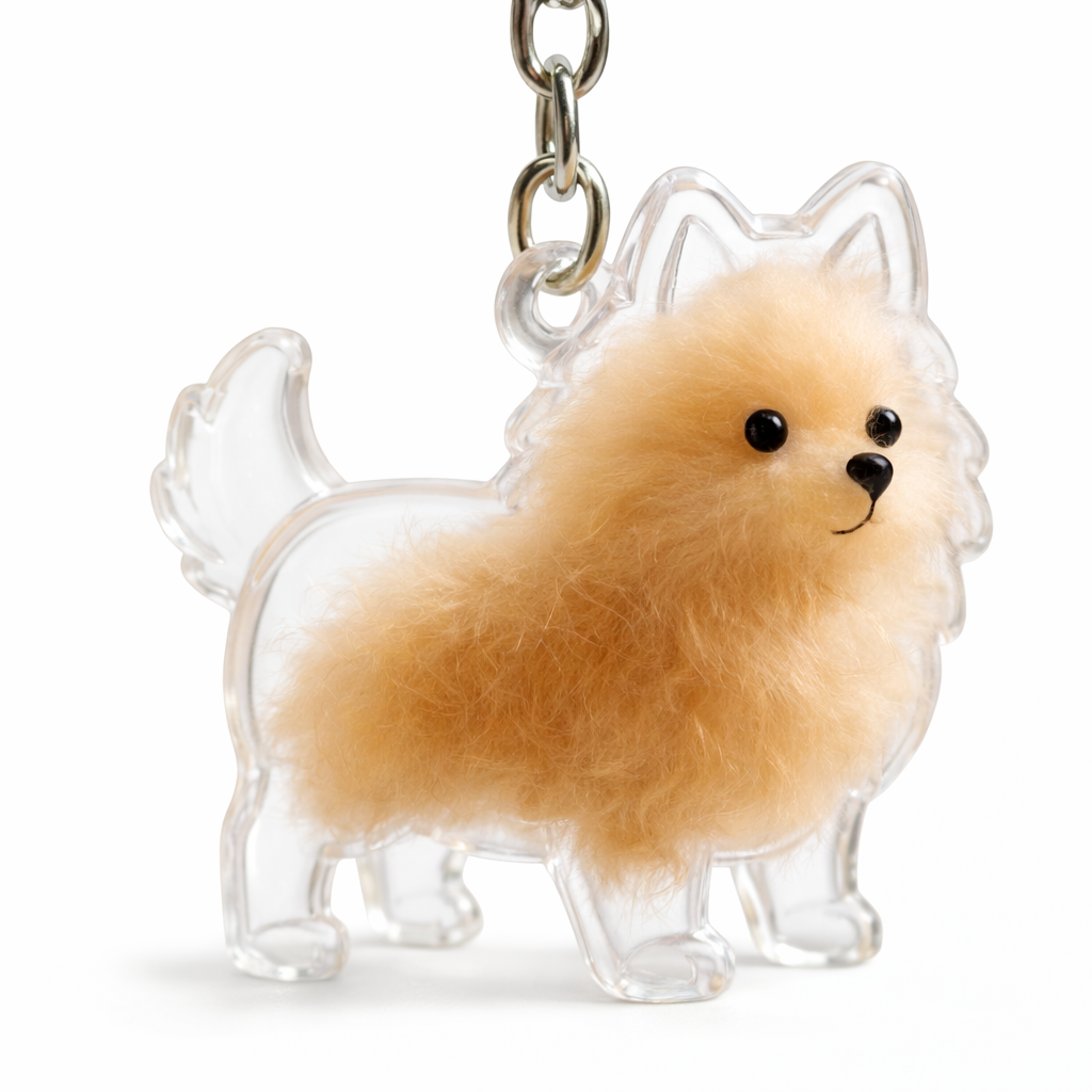 Ma Boule de Poils  Porte-clefs souvenir pour chiens & chats