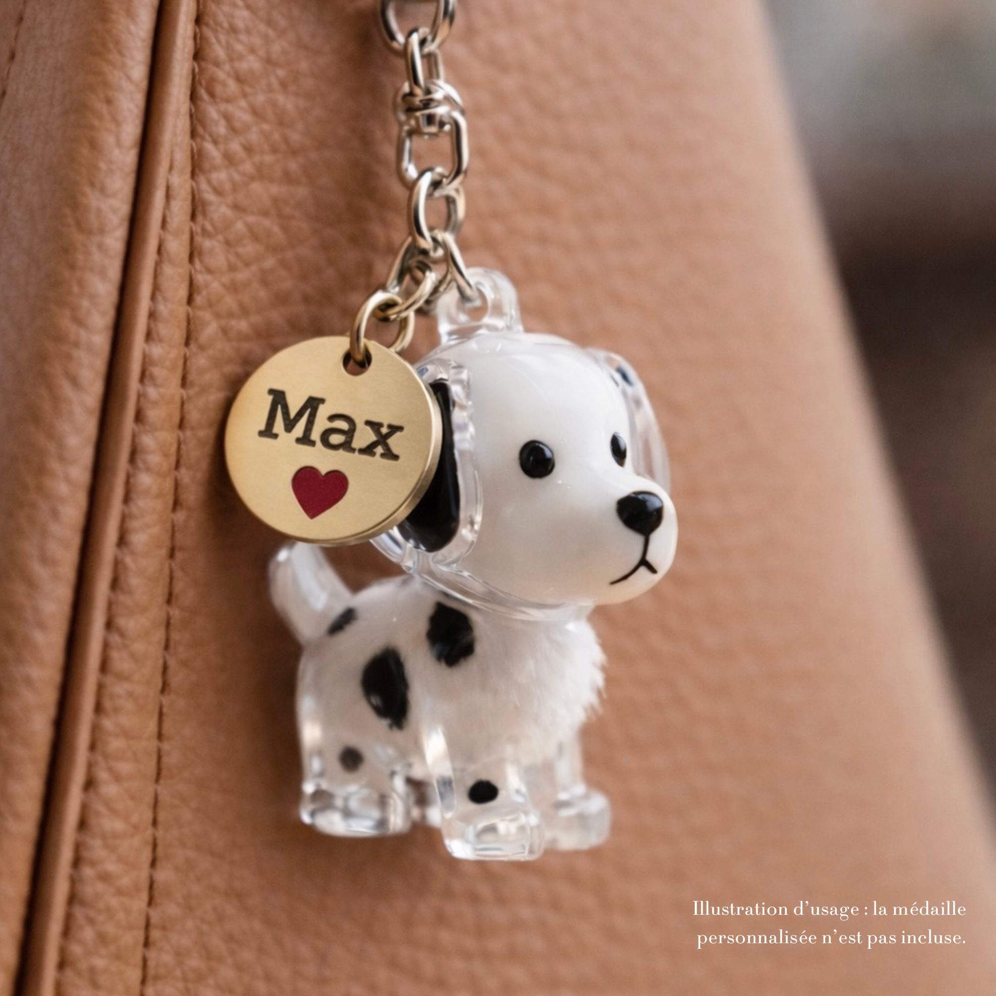 Ma Boule de Poils  Porte-clefs souvenir pour chiens & chats